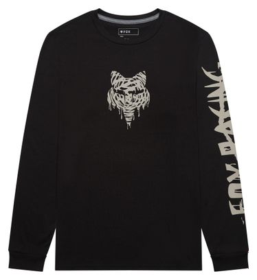 Maglietta a maniche lunghe Fox Roughcut Dri-Release nera da uomo