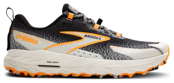 Chaussures Trail Brooks Cascadia 18 Noir/Blanc/Orange Homme