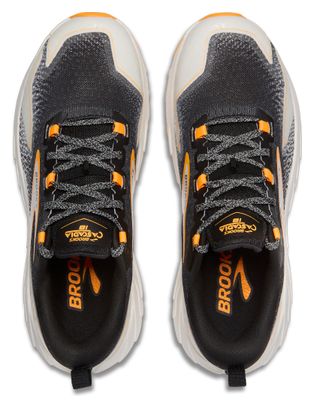 Zapatillas de trail Brooks Cascadia 18 para hombre Negro/Blanco/Naranja