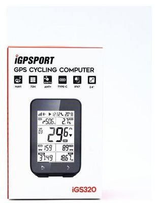 Compteur GPS iGPSPORT IGS320 avec Etui en silicone