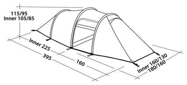 Tente de randonnée Robens Voyager 3EX