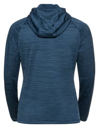 Women's Odlo Run Easy Warm Blue Thermal Jacket