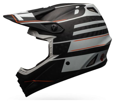 Casque Intégral Bell Full 9 Noir Mat Blanc