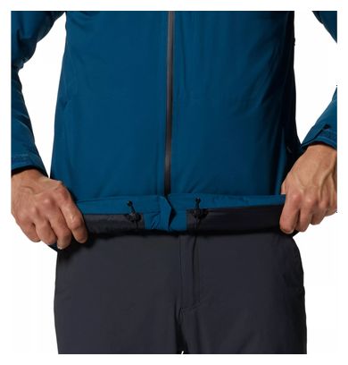 Mountain Hardwear Stretch Ozonic Waterproof Jacket Blue