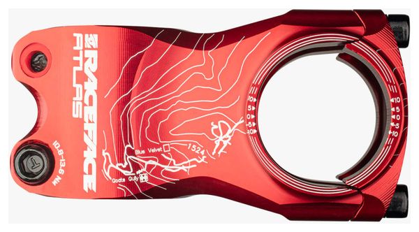 Race Face Atlas stuurpen 31,8 mm 0° Rood