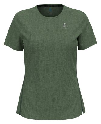 Odlo Zeroweight Engineered Women's Short Sleeve Shirt Khaki