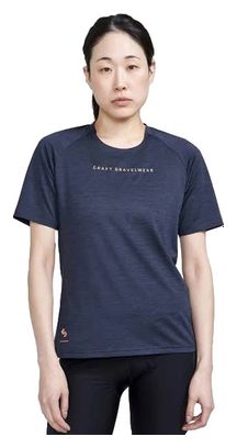Maglia Craft Adv Gravel donna a manica corta Nero