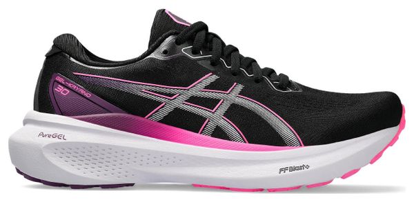 Asics Gel Kayano 30 Running Shoes Black Pink Women's