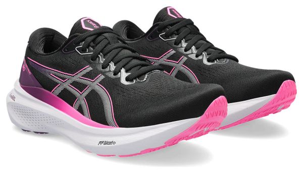 Asics Gel Kayano 30 Running Shoes Black Pink Women's