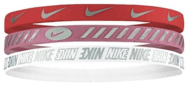 Mini Bandeaux (x3) Unisexe Nike Headbands Metallic 3.0 Multi couleurs