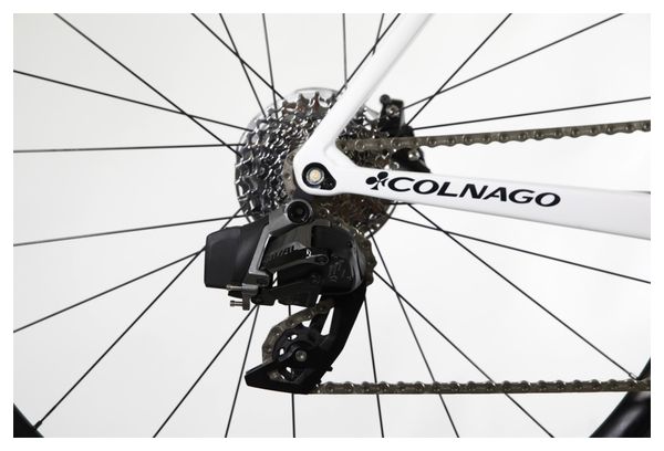 Vélo de Route Colnago V3 Disc Sram Rival eTap AXS 12V 700 mm Blanc Bleu 2022