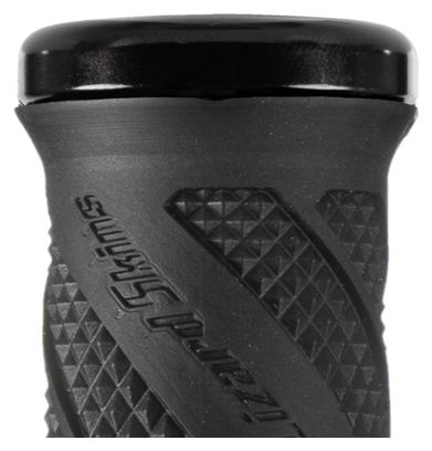 Lizard Skins Wasatch Manopole Lock-On a morsetto singolo Nero Jet