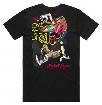 Troy Lee Designs Heritage Black Short-Sleeve T-Shirt