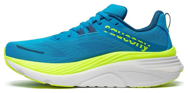 Chaussures Running Saucony Hurricane 24 Bleu/Jaune Homme