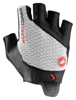 Guantes Castelli Rosso Corsa Pro V Blanco