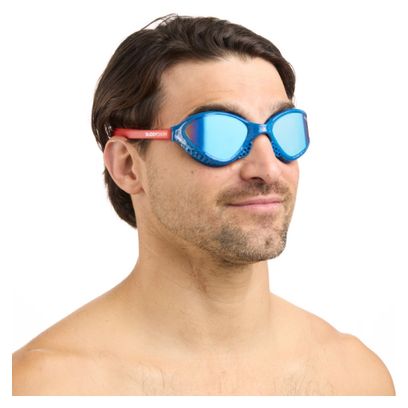 BuddySwim OzeanX Occhiali da nuoto Blu-Rosso/Blu a specchio