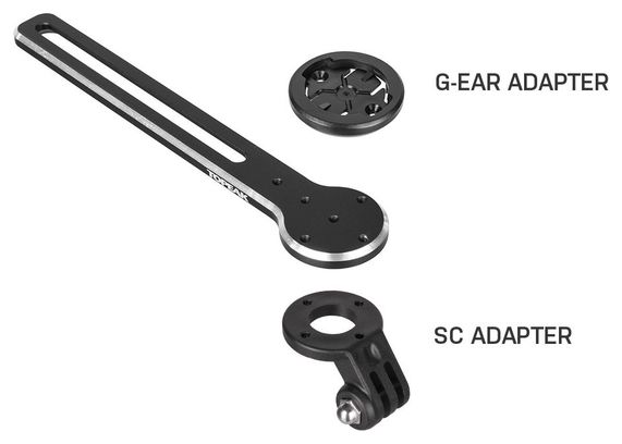 Topeak UTF Multi-Mount Integriertes Cockpit - Medium 150 Schwarz