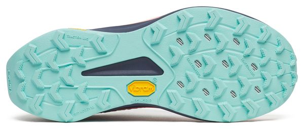 Chaussures Trail Saucony Peregrine 16 Blanc/Bleu/Orange Femme