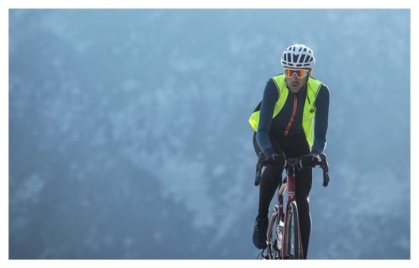 Gilet Coupe-Vent Velo Rogelli Essential - Homme - Fluor
