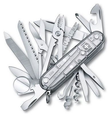 Couteau suisse Victorinox Swisschamp translucide