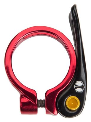 Box Helix Seat clamp with quick release Red