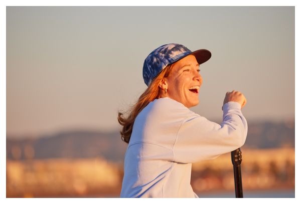 Unisex Buff 5 Panel Go Cap Blue