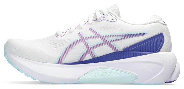 Chaussures de Running Asics Gel Kayano 30 Blanc Violet Femme
