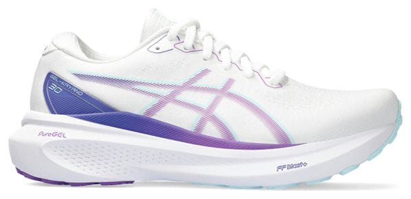 Asics Gel Kayano 30 Laufschuhe Weiß Violett Damen