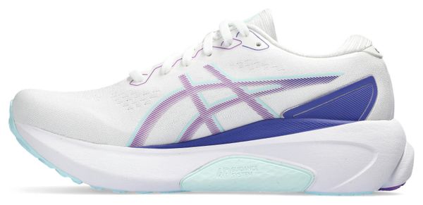 Asics Gel Kayano 30 Laufschuhe Weiß Violett Damen