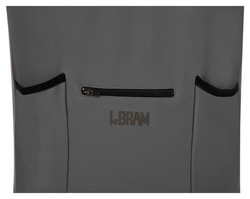 LeBram Parpaillon Gray Long Sleeve Gravel Jersey Tailored Fit