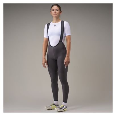 Pantaloncini da ciclismo lunghi da donna Lebram Race marroni