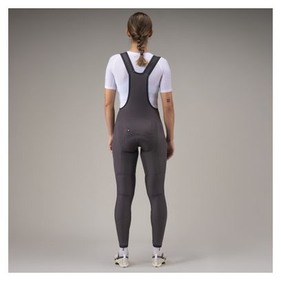 Pantaloncini da ciclismo lunghi da donna Lebram Race marroni