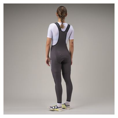 Pantaloncini da ciclismo lunghi da donna Lebram Race marroni