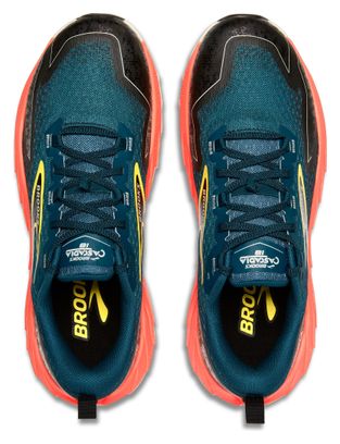 Chaussures Trail Brooks Cascadia 18 Bleu/Rouge Homme