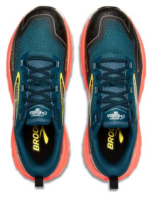 Zapatillas de trail Brooks Cascadia 18 para hombre Azul/Rojo