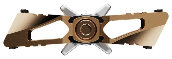 Coppia di pedali in bronzo Crankbrothers Mallet DH Loic Bruni Signature Edition