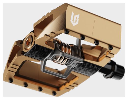 Coppia di pedali in bronzo Crankbrothers Mallet DH Loic Bruni Signature Edition