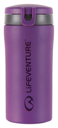 Lifeventure Flip-Top Matte Purple Insulated Mug