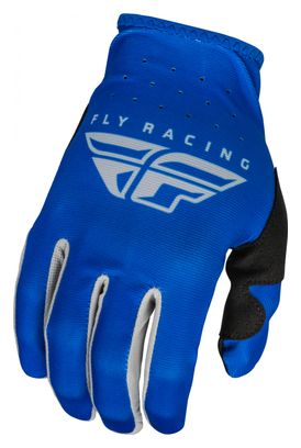 Fly Lite Blue / Grey Long Gloves