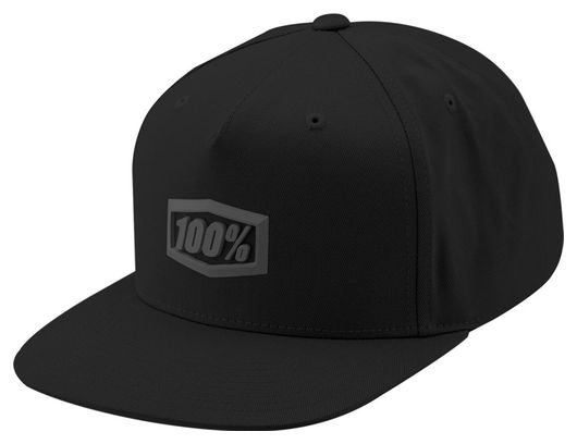 Cappellino Snapback aziendale 100% nero