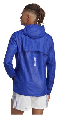 adidas running Adizero waterproof jacket Blue