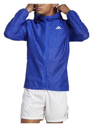 adidas running Adizero waterproof jacket Blue