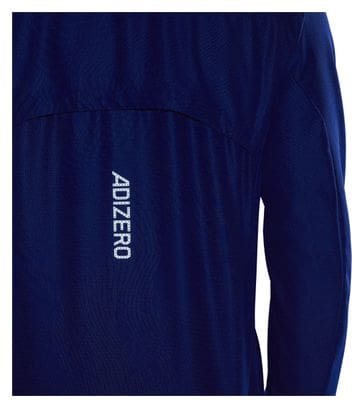 Veste imperméable adidas running Adizero Bleu
