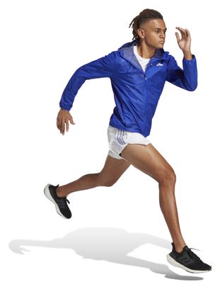 adidas running Adizero waterproof jacket Blue