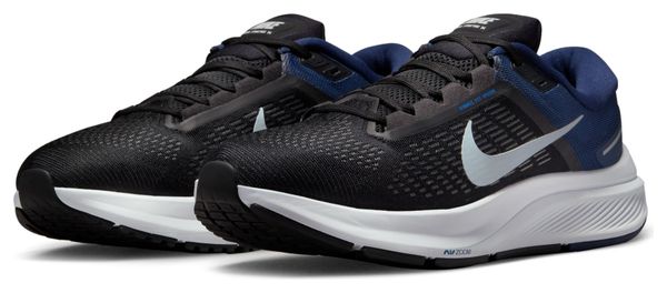 Chaussures de Running Nike Air Zoom Structure 24 Noir Bleu