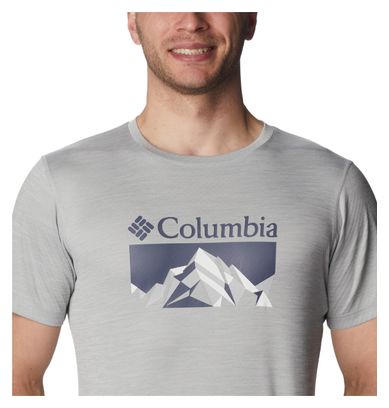 Camiseta Columbia Zero Rules Gris Hombre