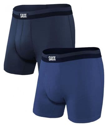 Boxers Pack of 2 Saxx Sport Mesh Blue