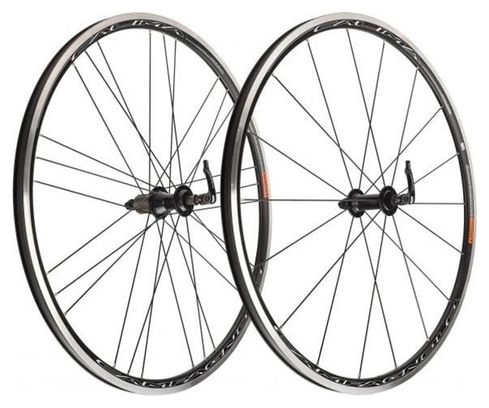 Pair of Campagnolo Calima C17 wheels | 9x100 - 9x130 mm | Dropouts