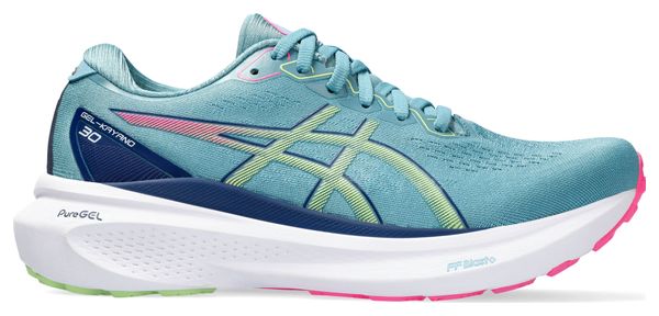 Asics Gel Kayano 30 Running Shoes Blue Green Pink Women's