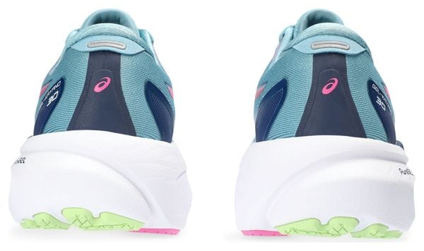 Chaussures de Running Asics Gel Kayano 30 Bleu Vert Rose Femme